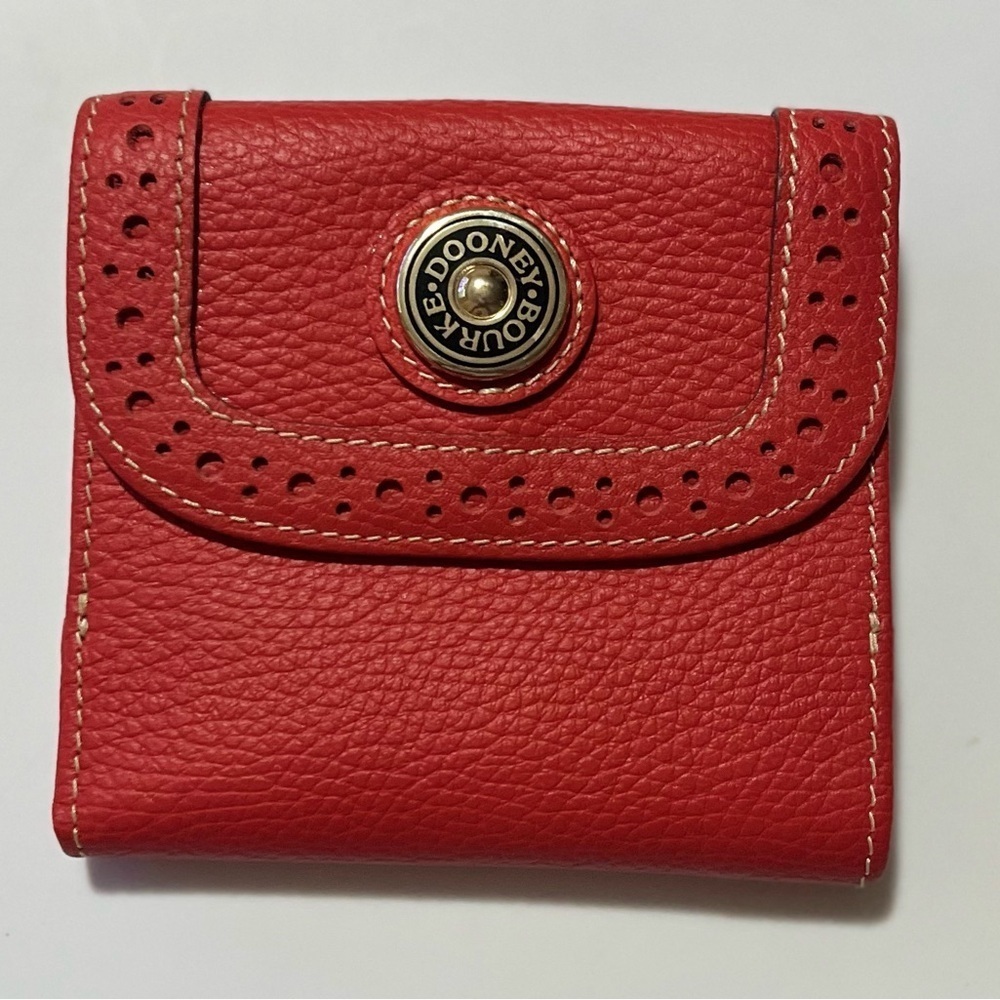 Dooney & Bourke Red Leather Wallet